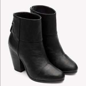 Rag & Bone Classic Newbury Booties - Black SZ 37